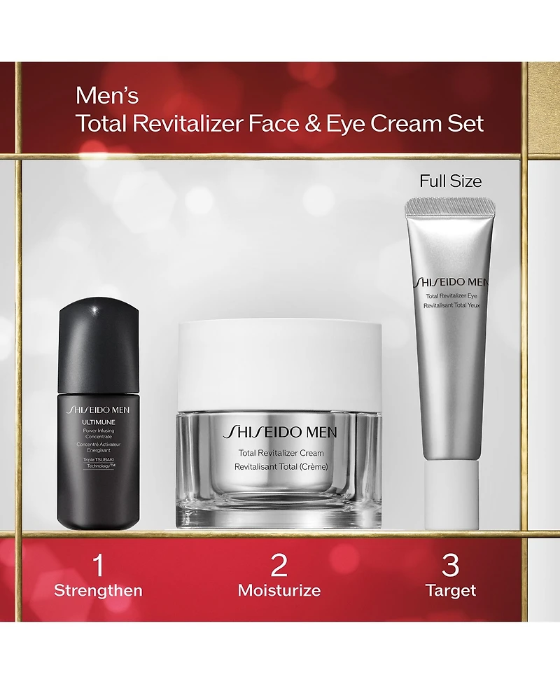 Shiseido 3-Pc. Men's Total Revitalizer Face & Eye Cream Set