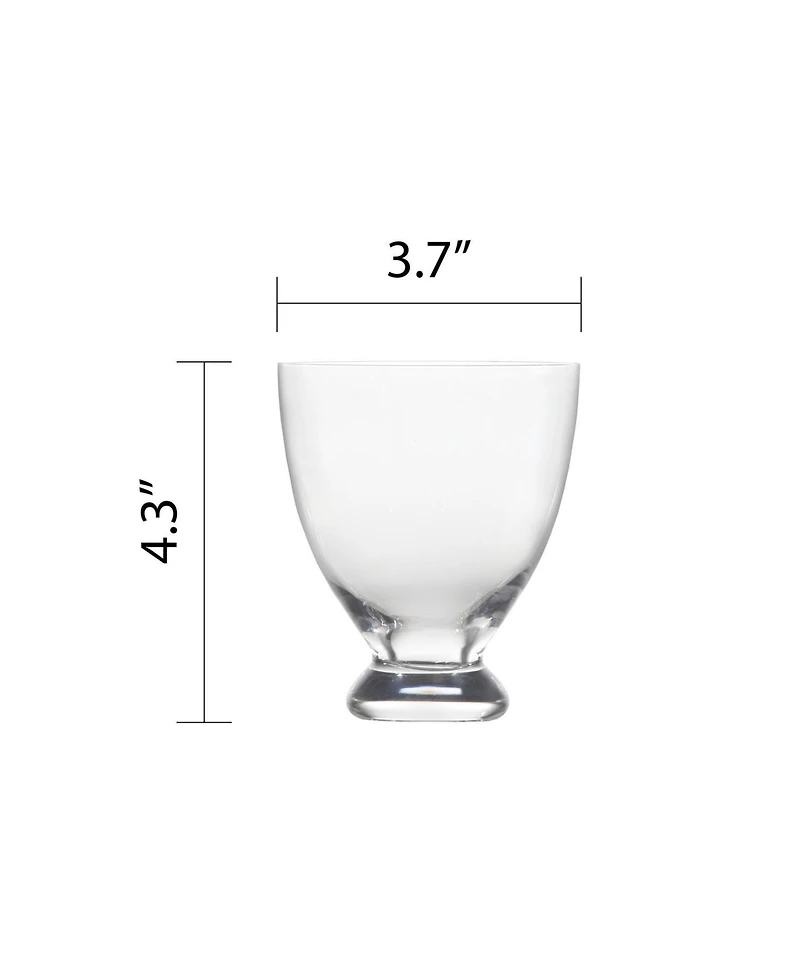 Fortessa Gala Lowball Cocktail Glasses, Set of 4