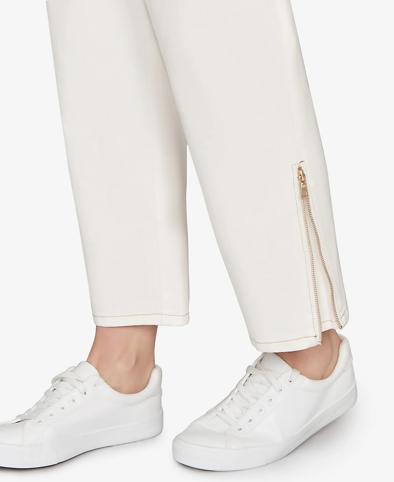 Ruby Rd. Plus Zipper Hem Pull On Pants