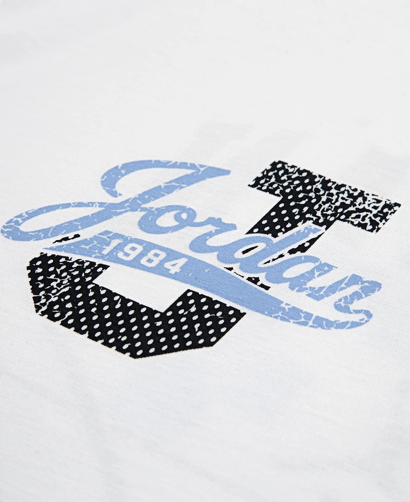Jordan Big Girls Distressed Collegiate T-Shirt
