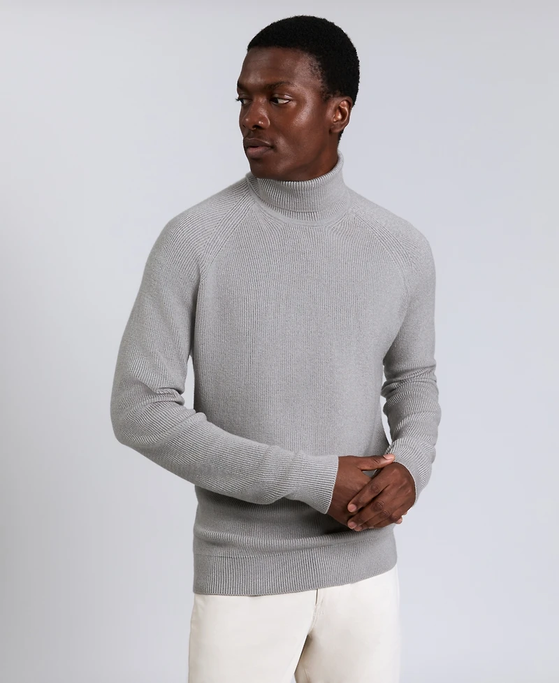 Kenneth Cole Men's Fold Over Turtleneck Sweater