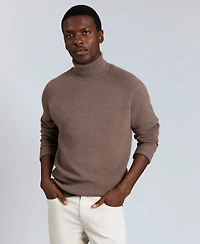 Kenneth Cole Men's Fold Over Turtleneck Sweater