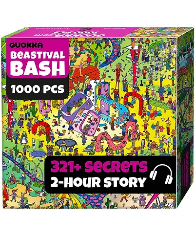 Quokka 1000 Piece Puzzle for Adults with Hidden Secrets & Audio Story