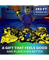 Quokka 2x3 Ft Glow the Dark Floor Puzzle for Kids Ages 4-8
