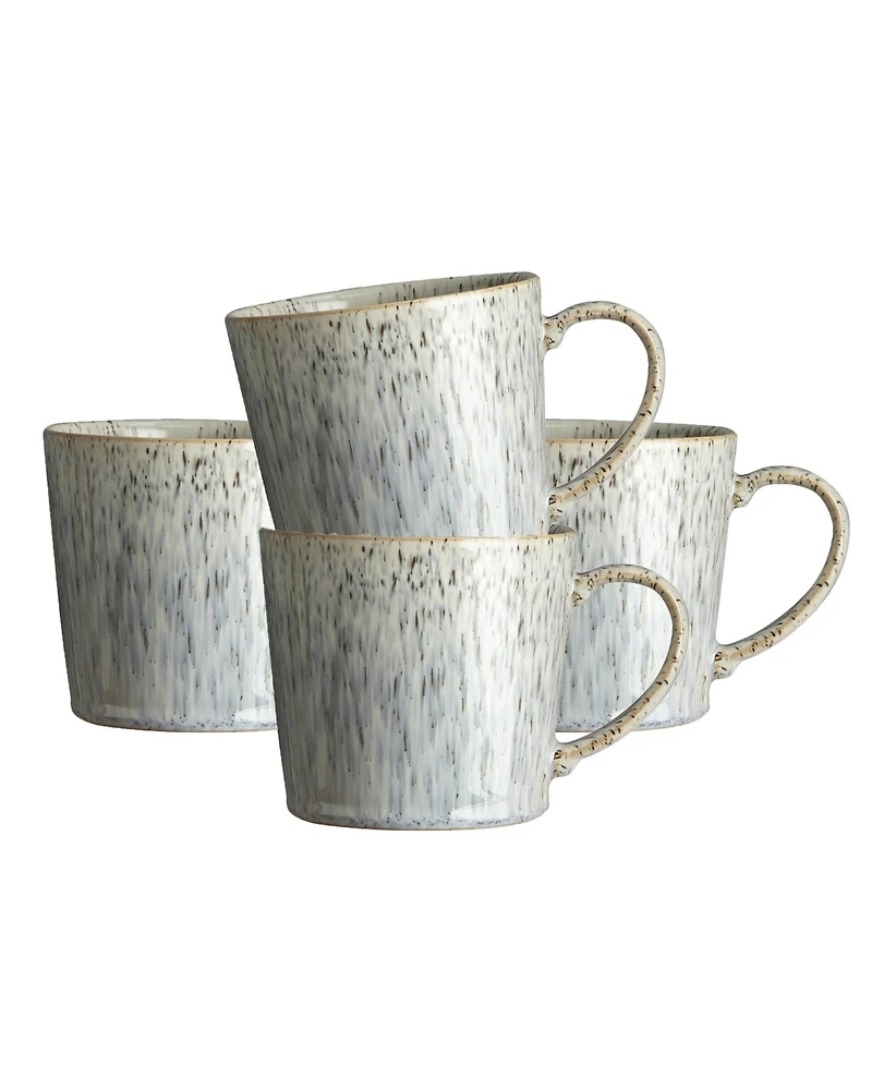 Denby Halo Speckle Mugs, Set of 4