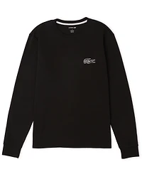 Lacoste Men's Exclusive Crocodile Waffle-Knit Thermal Shirt