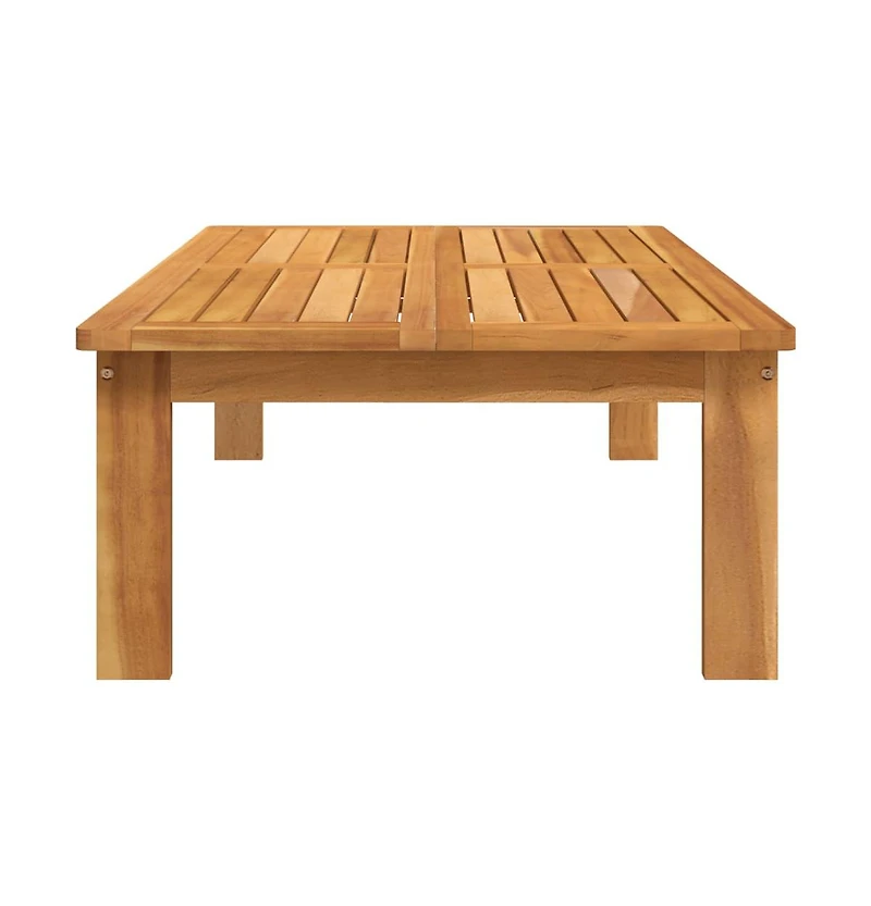 Garden Table Natural Wood Solid Acacia Wood