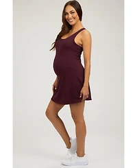 Pinkblush Maternity Plum Tennis Racerback Romper Dress