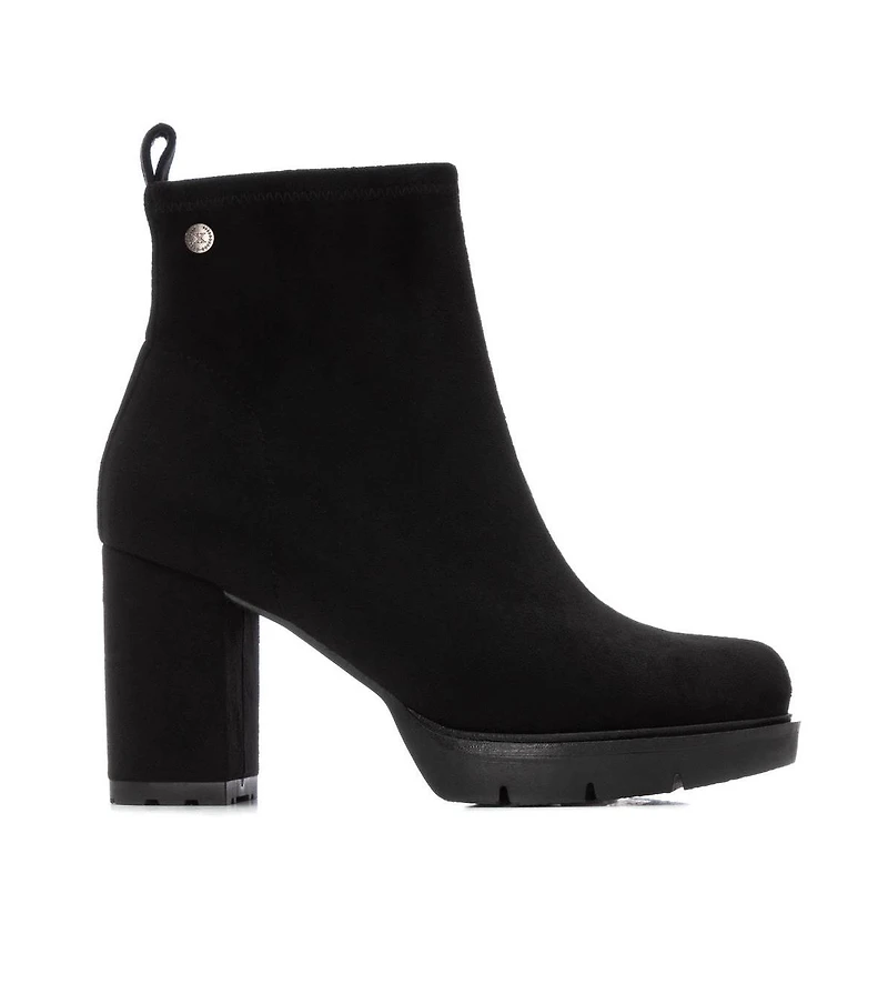 Xti Women's Suede Heeled Dress Booties By