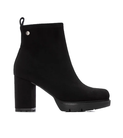 Xti Women's Suede Heeled Dress Booties By