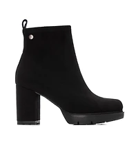 Xti Women's Suede Heeled Dress Booties By