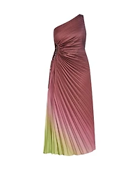 City Chic Women's Aliza Print Pleat Maxi Dress