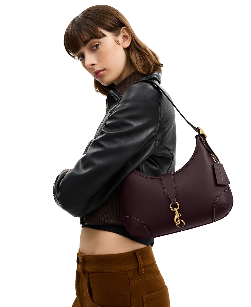 Coach Hamptons Small Leather Hobo Bag