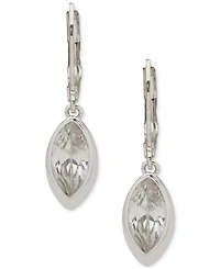 Anne Klein Cubic Zirconia Navette Drop Earrings