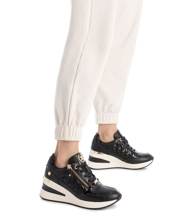 Xti Women's Quilted Wedge Sneakers By