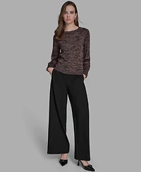 Bcbg Women's Long Sleeve Cowl Neck Sweater