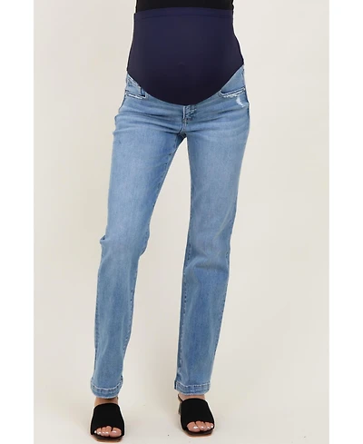 Pinkblush Maternity Medium Mid Rise Straight Jeans