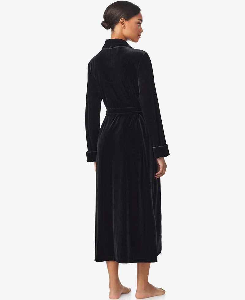 Lauren Ralph Women's Long Sleeves Shawl Collar Robe