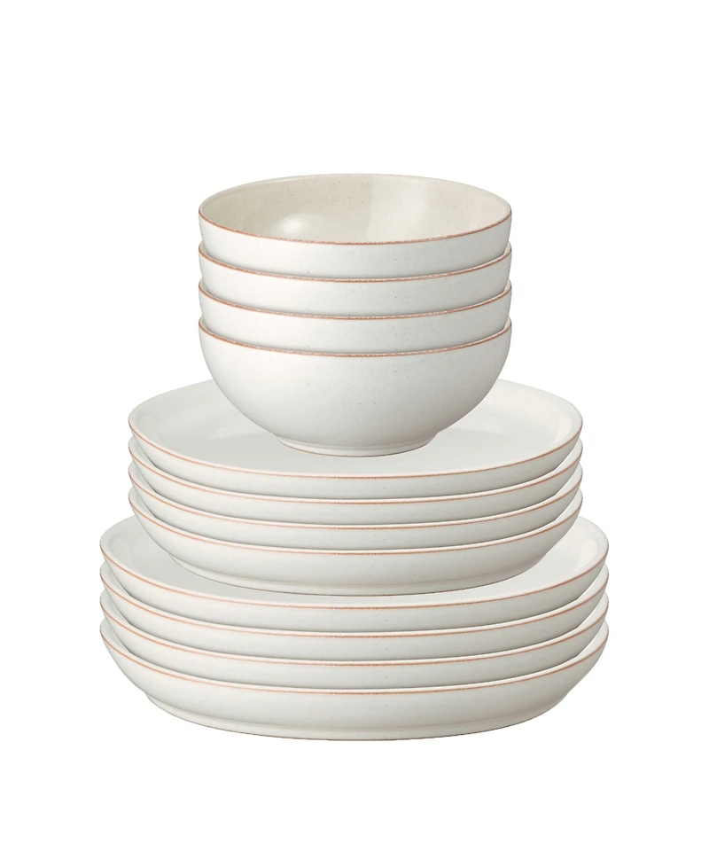 Denby Heritage Atrium Coupe 12-Pc. Dinnerware Set, Service for 4
