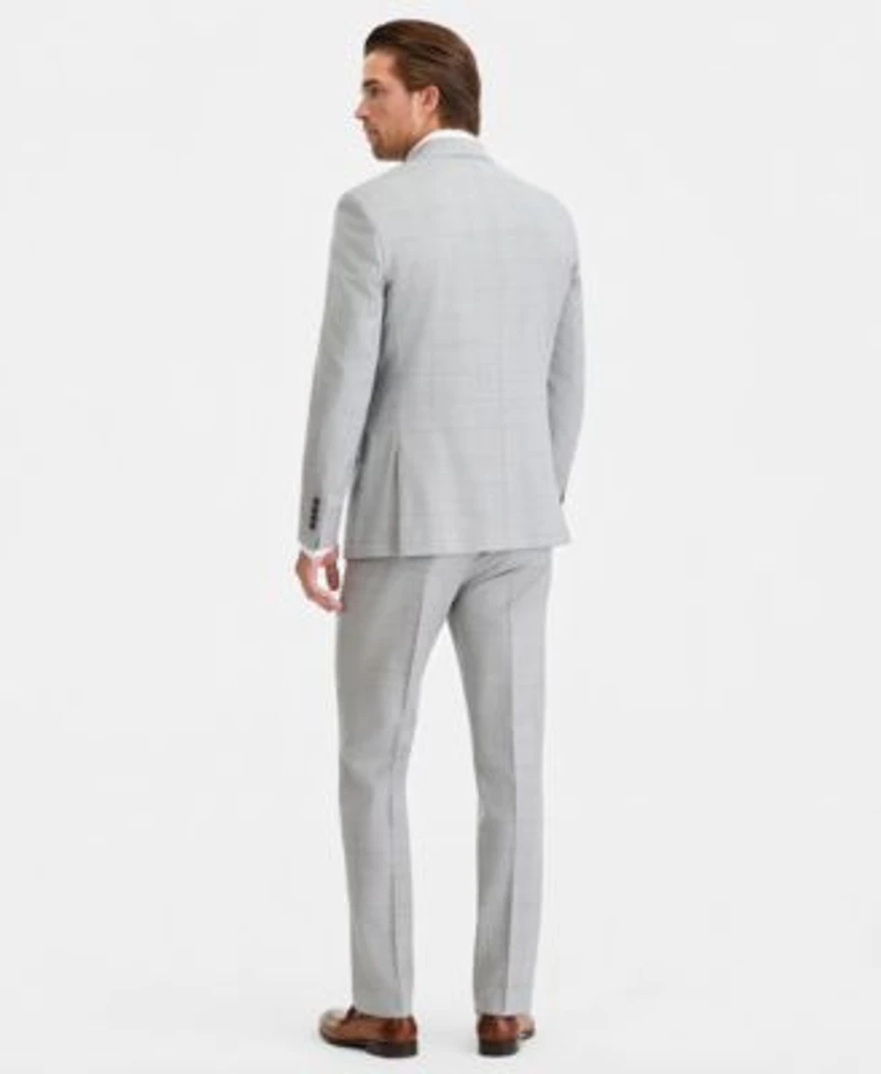 Calvin Klein Mens Slim Fit Wool Blend Suit Separates
