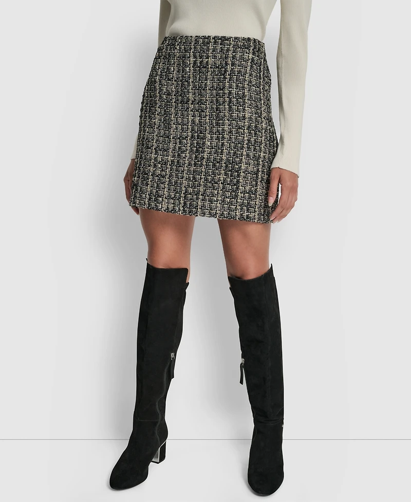 Dkny Jeans Women's Back Darts Mini Skirt