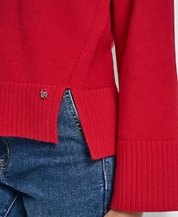 Dkny Jeans Women's High Low Hem Sweater
