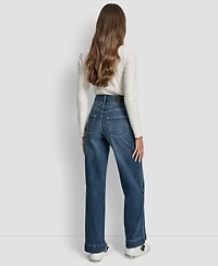 Dkny Jeans Women's High Rise Double Button