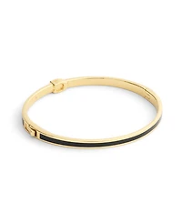 Coach Gold Plated Hinged Bangle Bracelets