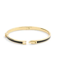 Coach Gold Plated Hinged Bangle Bracelets