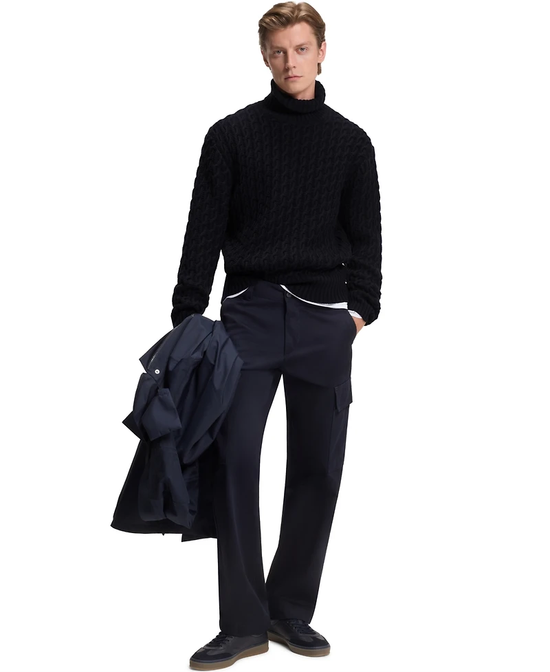 Boss by Hugo Men's Beckham x Wool Cashmere Cable-Knit Sweater
