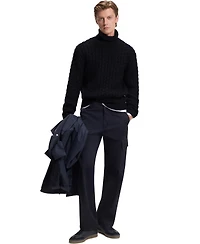 Boss by Hugo Men's Beckham x Wool Cashmere Cable-Knit Sweater