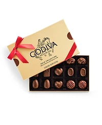 Godiva Milk Assorted Chocolate Gold Gift Box with Ribbon, 15-Pc.