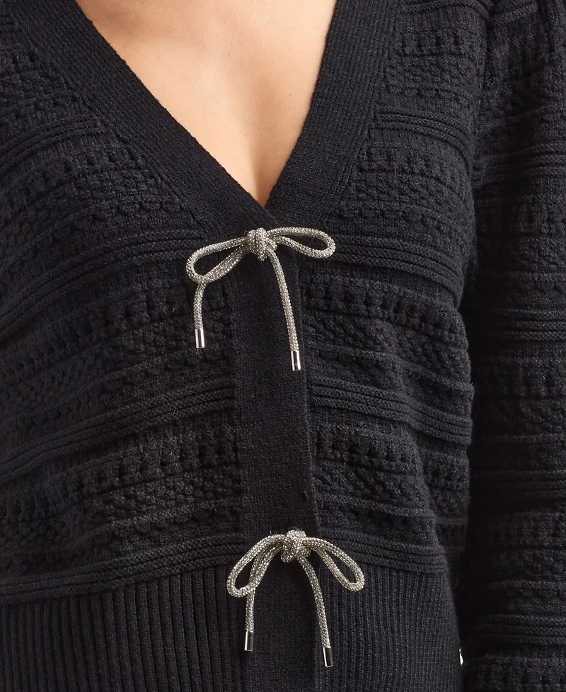 Bcx Women's V-Neck Cardigan Sweater