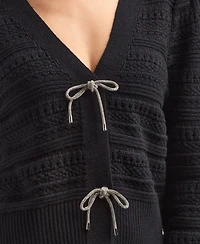 Bcx Women's V-Neck Cardigan Sweater