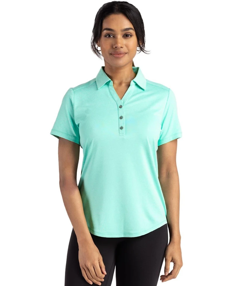 Cutter & Buck Forge Eco Stretch Recycled Womens Short Sleeve Polo