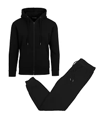 Blu Rock Men's 2-Piece Full-Zip Sweater Hoodie and Jogger Sweatpants Set