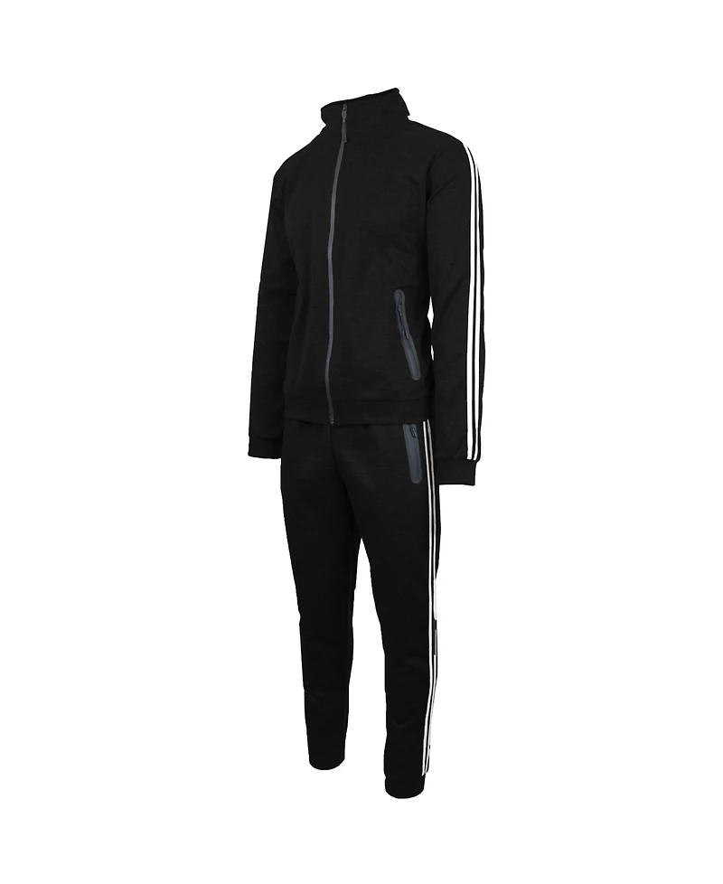 Galaxy By Harvic Men's 2-Pack Tech Fleece Sweatshirt and Jogger Set