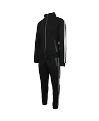 Galaxy By Harvic Men's 2-Pack Tech Fleece Sweatshirt and Jogger Set