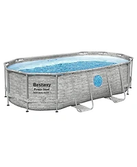 Bestway Power Steel Swim Vista 14' x 8'2" x 39.5" Above Ground Swimming Pool Set