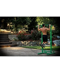 Stamina Products Outdoor Fitness Multi Use Strength Training Power Tower, Green