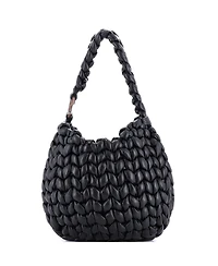 Pre-Owned Chloe Large Wooden C Hobo Woven Leather