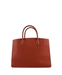 Pre-Owned Hermes 39 White Bus Bag Leather