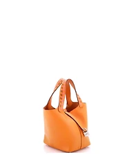Pre-Owned Hermes Pm Picotin Lock Bag Tressage Epsom