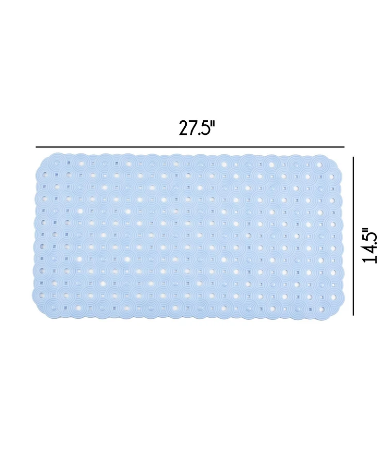 Cameo Non-Slip Bathtub mat, 27" x 15" Shower Mat with Suction Cups and Water Drain Holes, Bpa, LaTeX