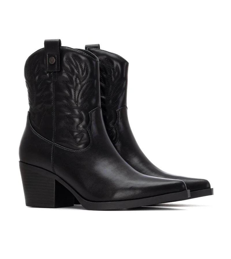 Xti Women's Embroidered Italian Western Booties By