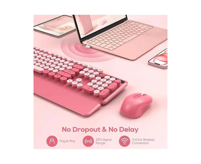 Wireless Keyboard And Mouse Combo