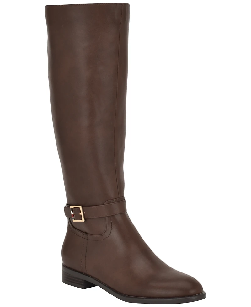 Tommy Hilfiger Women's Mireya Side Zip Riding Boot