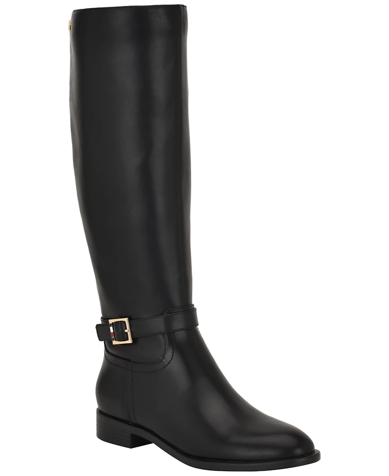 Tommy Hilfiger Women's Mireya Side Zip Riding Boot