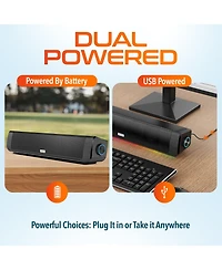 Delton SB200 Bluetooth Soundbar, 20W, 10Hrs Playtime (DSB200)
