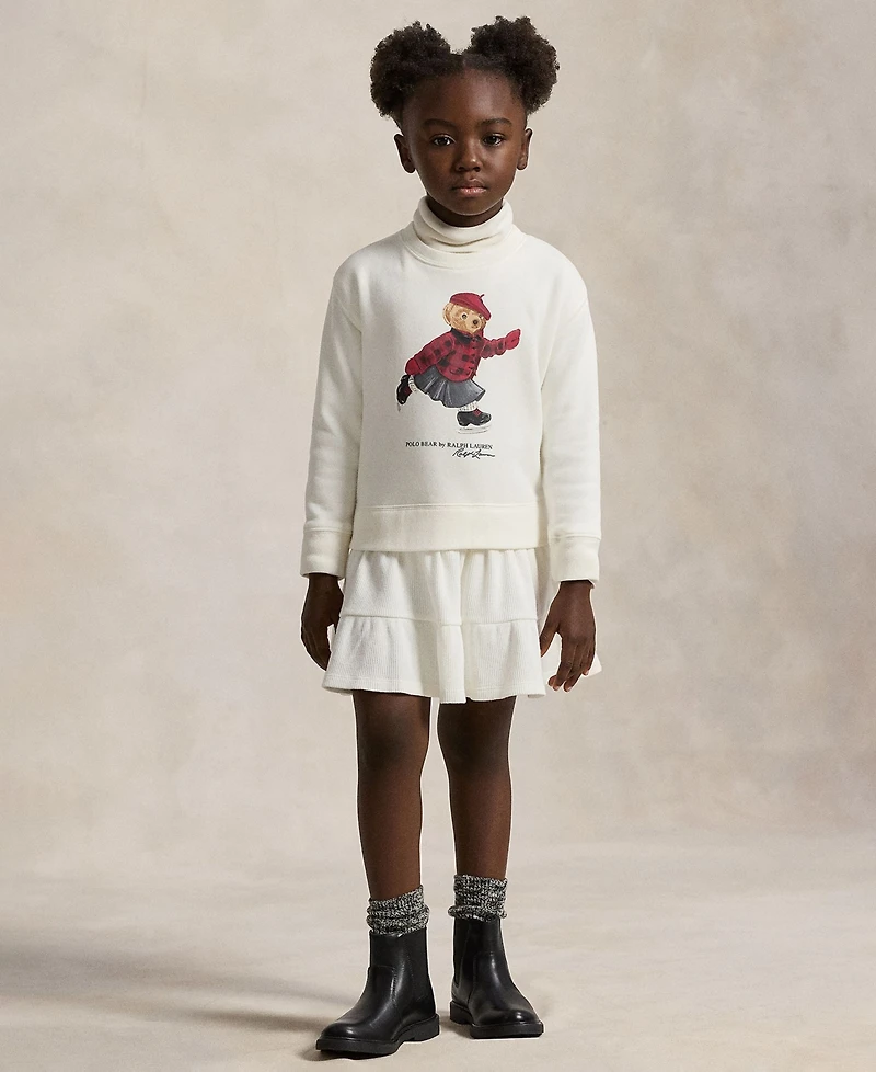 Polo Ralph Lauren Toddler & Little Girls 4T-6X Bear Fleece Dress